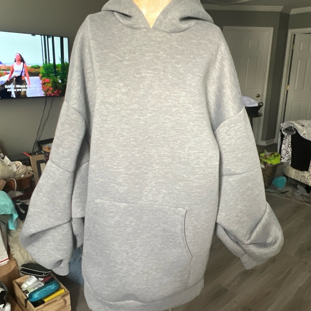 Fashion queen Light Gray Hoodie M/L